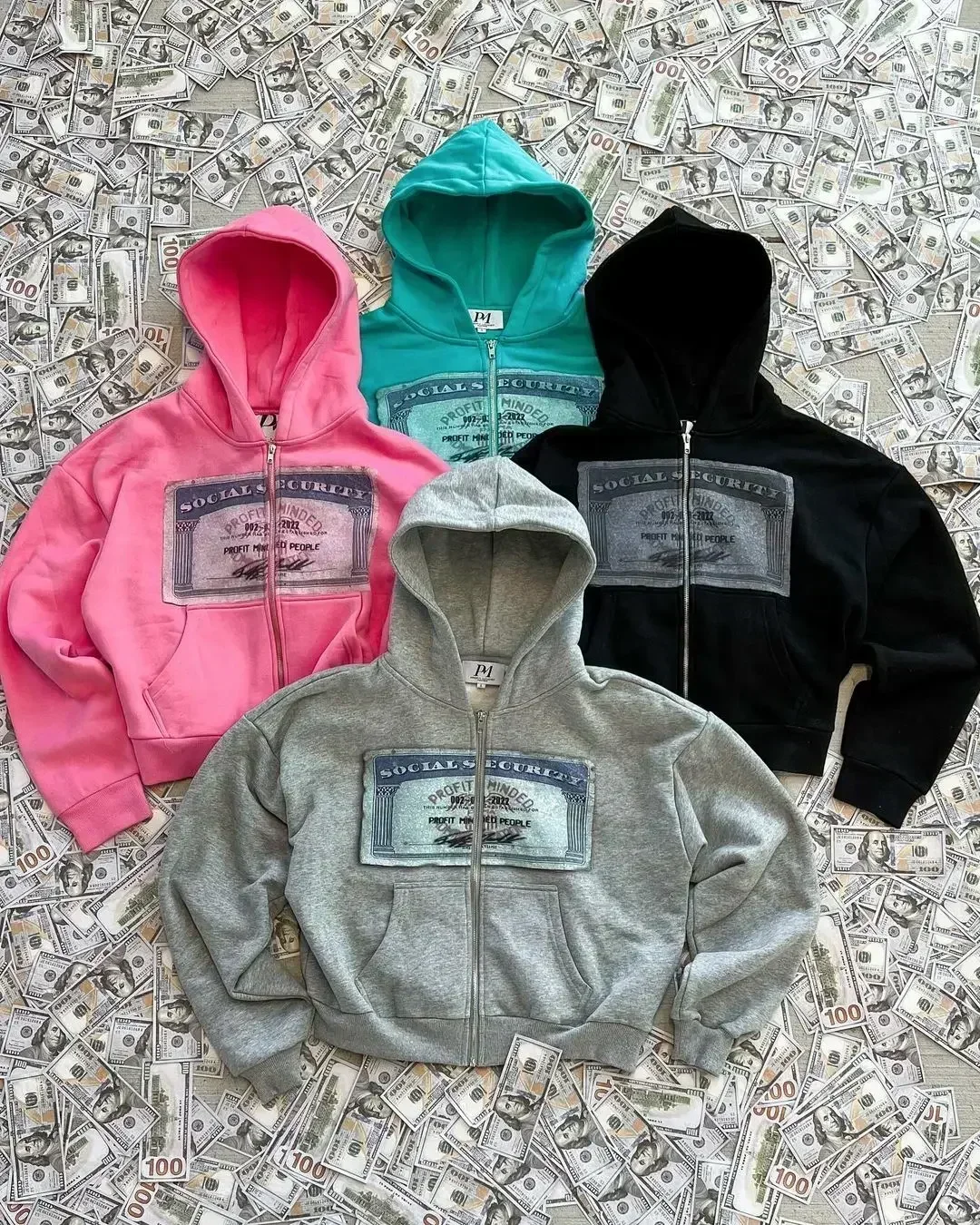 Y2k retro outono hoodies para homens e mulheres impresso padrões personalizados estilo de rua rua com capuz cardigan mangas compridas