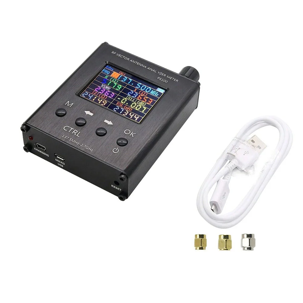 PS100 N1For 201SA Vector Impedance Analyzer for SWR and Reflection Coefficient 137.5MHz to For 2700MHz 18dBm Output