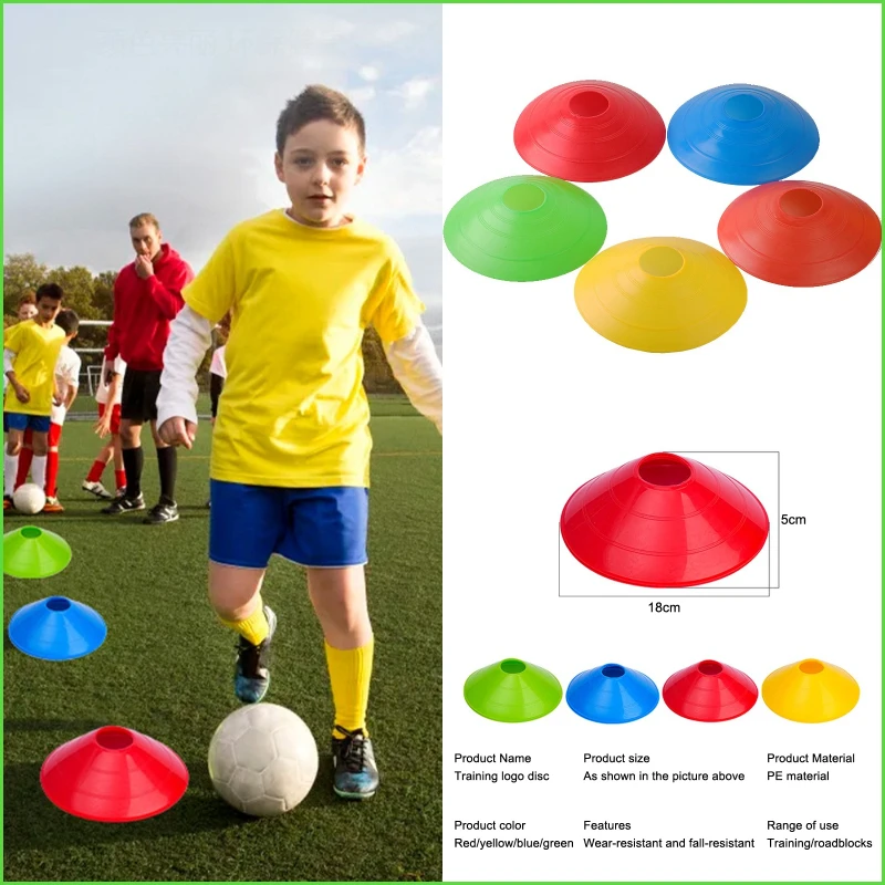 5 Buah Penyangga Latihan Sepak Bola Portabel Ringan Tempat Kerucut Sepak Bola Penanda Disk Penyangga Braket Penyimpanan Peralatan Olahraga Tim
