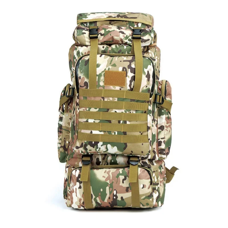 SYZM-mochila táctica de gran capacidad para deportes al aire libre, bolsa de viaje impermeable de camuflaje de 80L, para montañismo