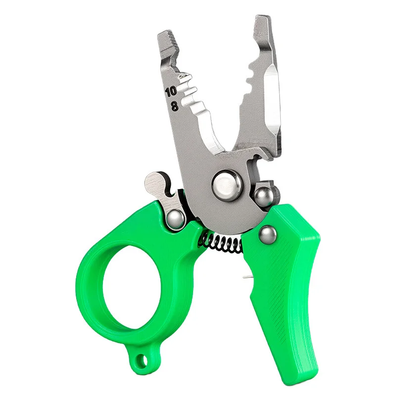 Mini Wire Strippers Pliers Multi-Function Pocket-Sized Splitting Wire Stripper Electricians Cable Cutting Crimping Pliers