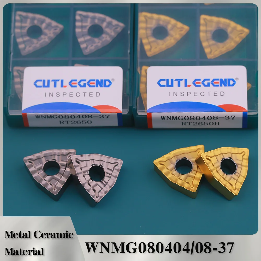 

10PCS CNC Turning Tools Ceramet WNMG080404 WNMG080408 RT2650H Cermet CNC Metal Ceramic Lathes Turning Insert for Cutting Steel