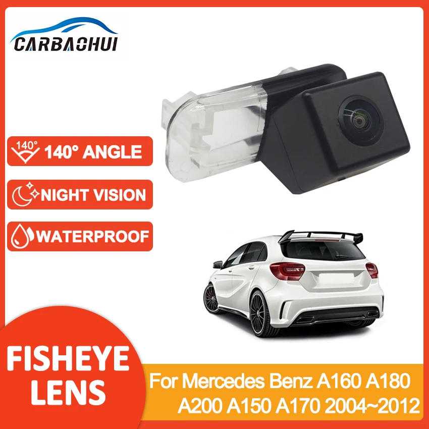 

1080P HD 140° Car Rear View Camera Night Vision Reverse Vehicle Parking For Mercedes Benz A160 A180 A200 A150 A170 2004~2012