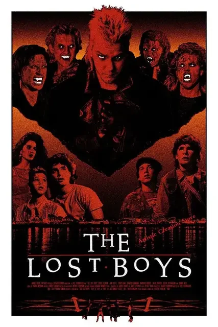 Lost Boys Posters 1987 Klassieke Film Kunst Canvas Schilderij HD Print Afbeelding voor Slaapkamer Wanddecoratie Bar Koffie Bioscoop Huisdecoratie Cadeau