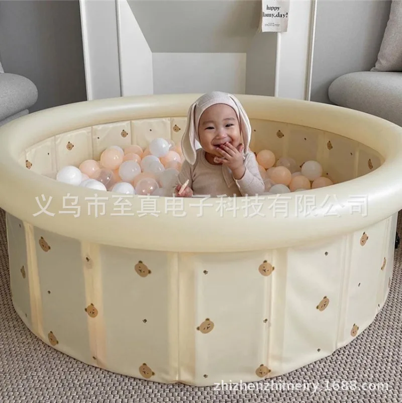 Inflatable Folding Toy Pool Children's Home Swimming Pool Multi-functional Fence Ocean Ball Pool Children's Bathtub