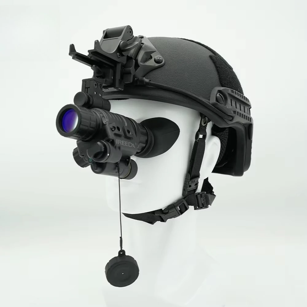 

NVM-22 Night Vision Monocular Green Phosphor Helmet Support Waterproof High Resolution High Cost Performance FOM 1200+