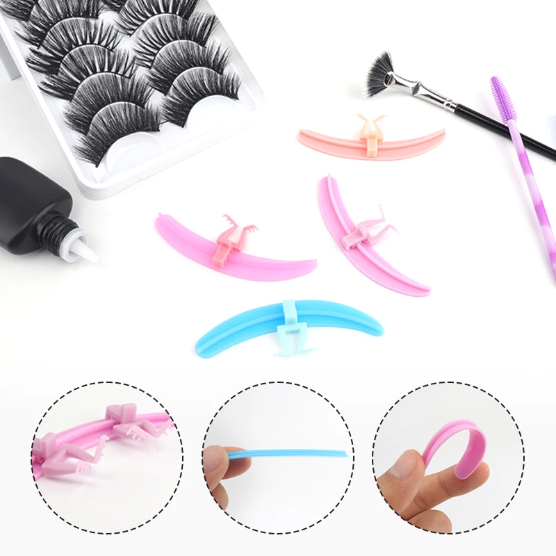 Eyelash Lift Silicone Pads With Fixed Clips Lash Separators Reusable Perm Lash Shields For Lash Lamination Eyelash Extension view 2