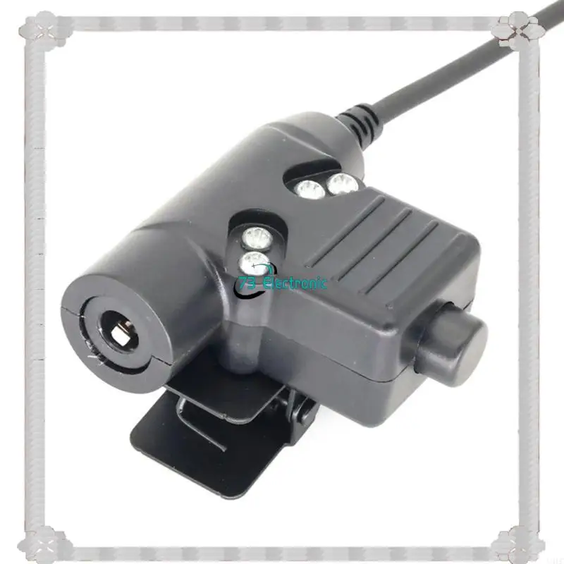 24-Hour Delivery Walkietalkie Headsets Cable With U94 PTT Adapters Push To Talking Button For PRC152 6 Pin Plug Radios