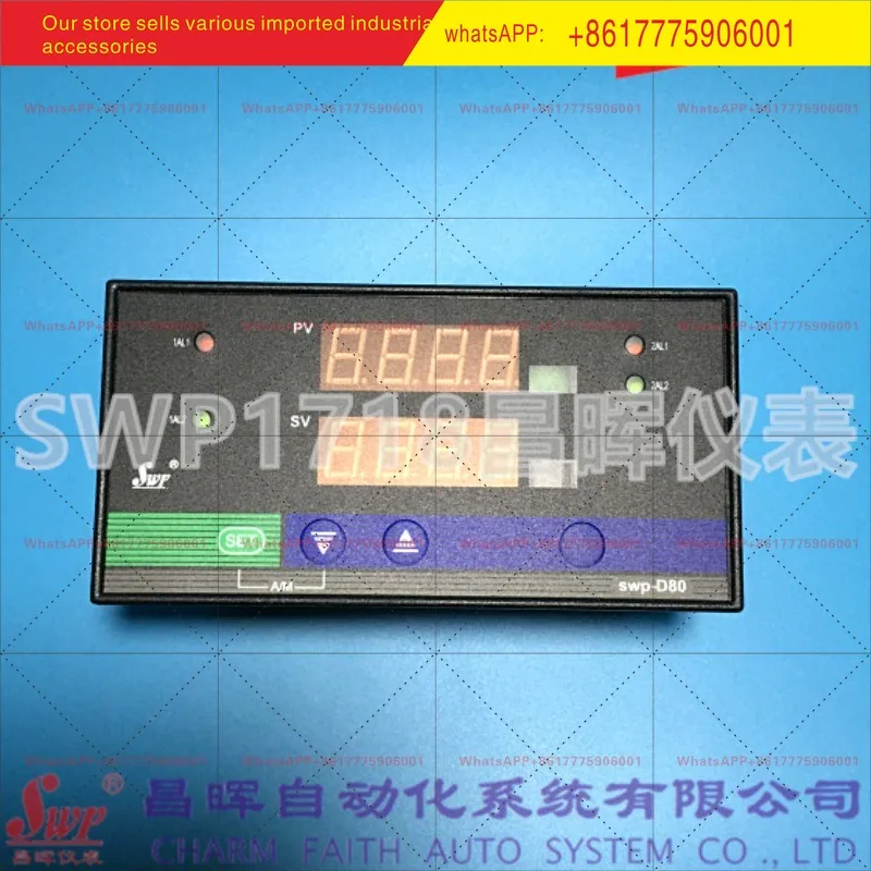 

Цифровой контроллер температуры и давления Changhui Instrument SWP-ND805-01 020-23-HL-P с PID-регулятором и функцией самонастройки