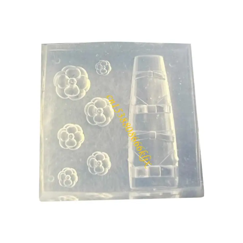 

Manicure Art Silicone Mold For Creating Dimensional Bowknot Flower Decoration 066C