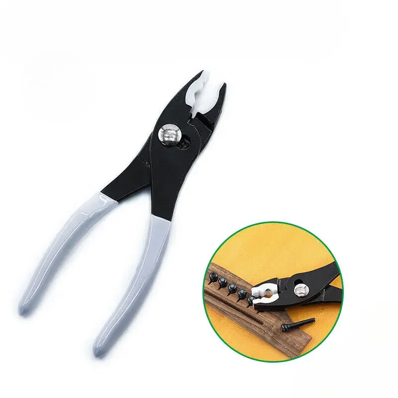 Guitar Nut Removal, String Pins and String Cones, Electric Guitar Multi-function Soft-mouth Pliers