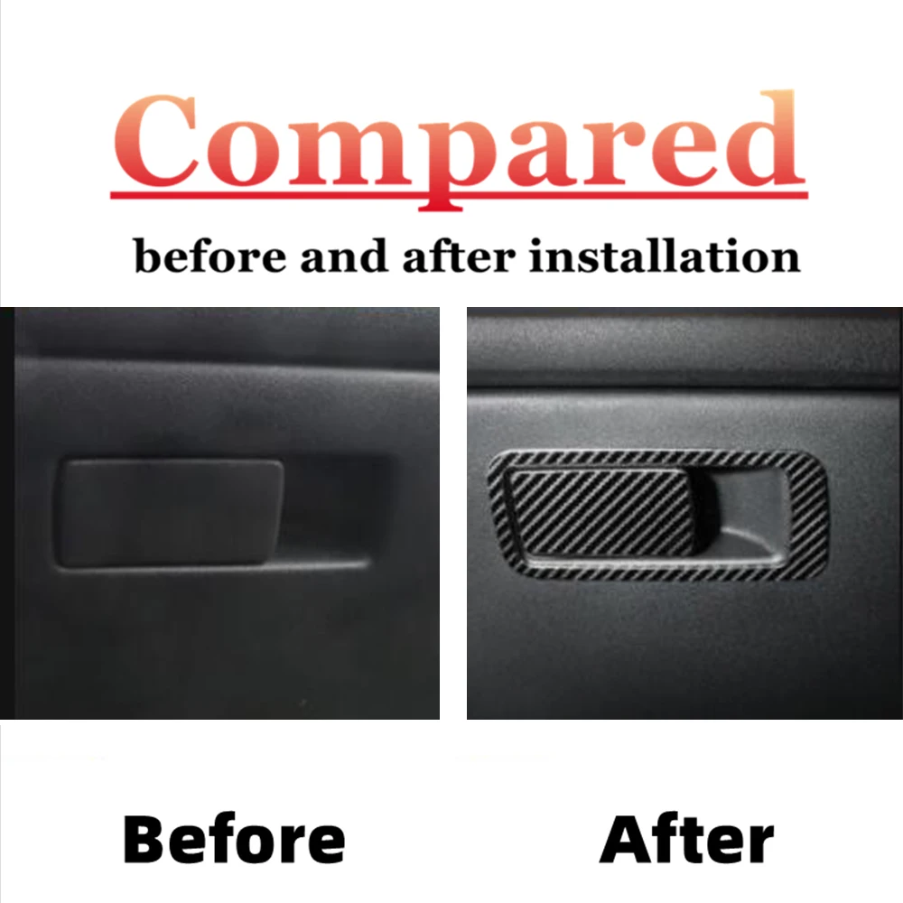 Stainless steel For Hyundai Elantra CN7 2020 2021Accessories Car glove storage box lock switch Cover Trim Sticker decoration