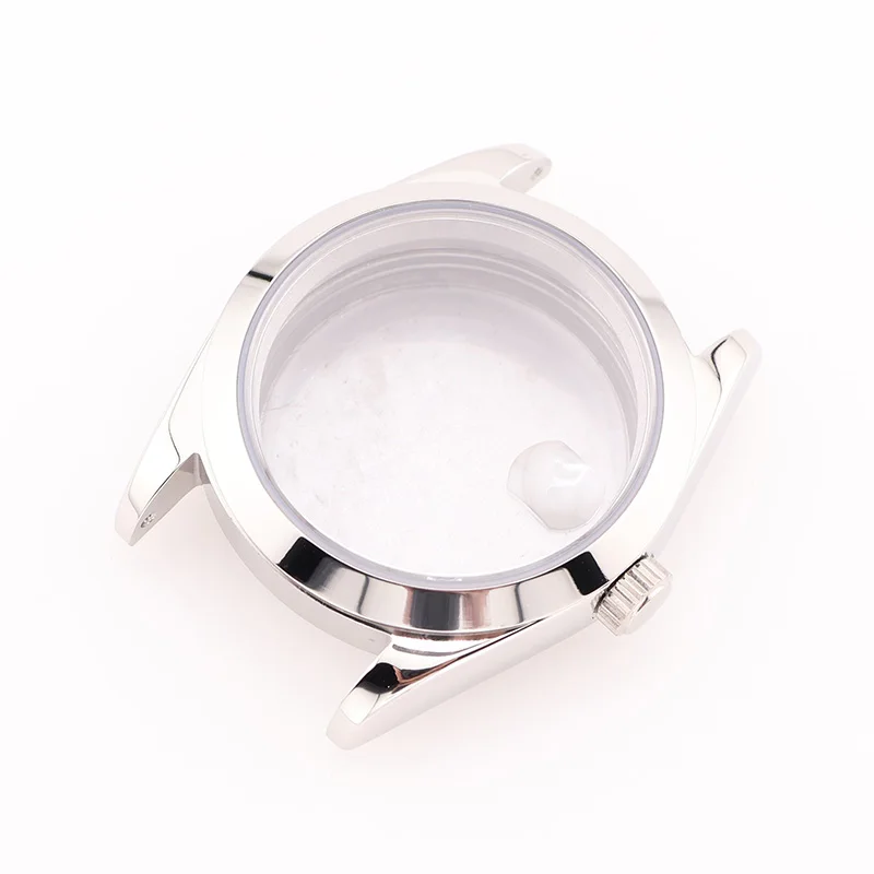 Caixa de relógio de 36 mm NH35 Caixa de relógio mecânico para peças de reposição