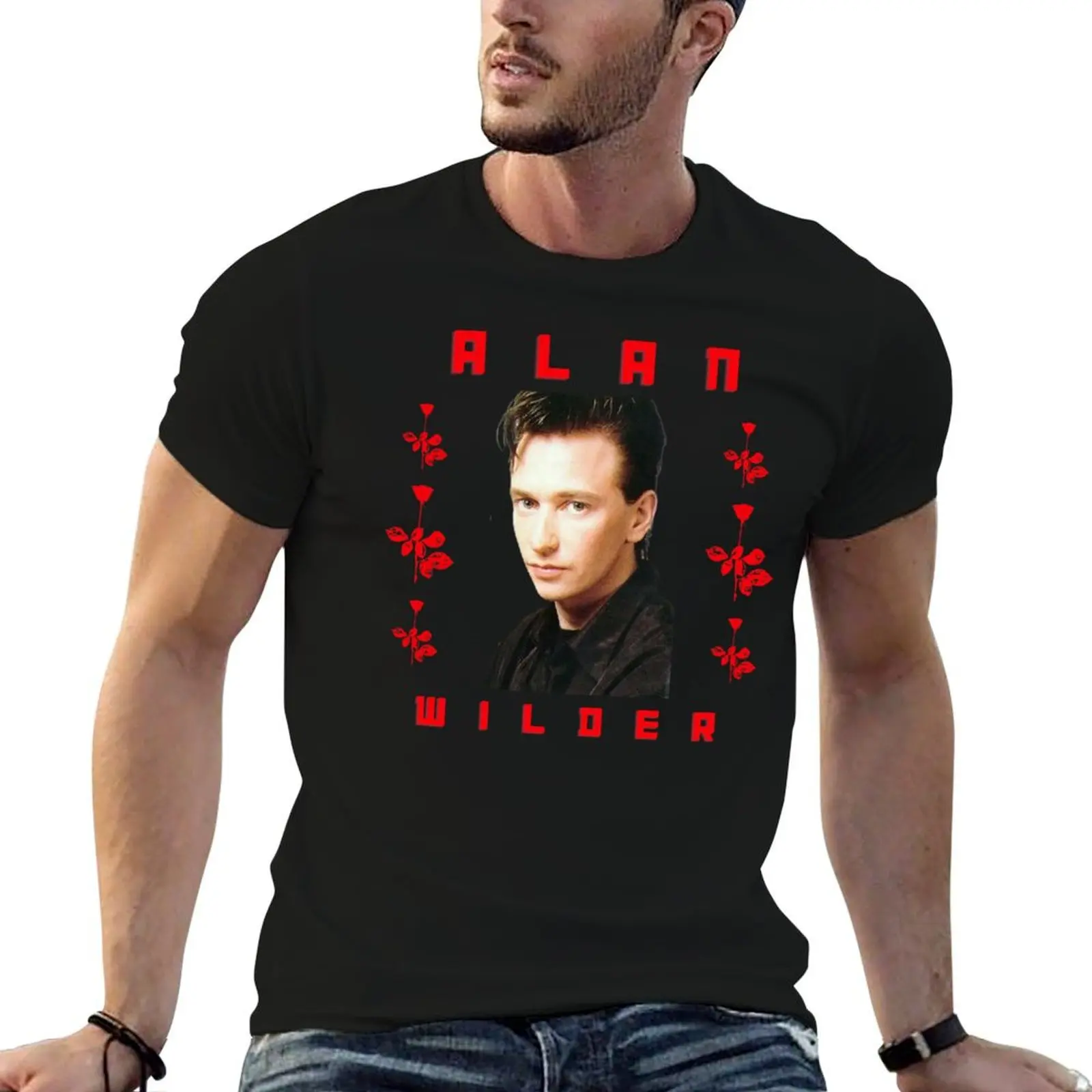 Alan Wilder Icons T-Shirt Retro Graphic Print T-Shirt
