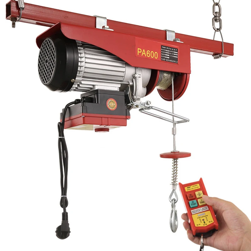 Factory Direct Supply 1t 100-1000kg PA800 Winch Type Hoist Multifunctional Electric Hoist Wireless Remote Control Electric Hoist