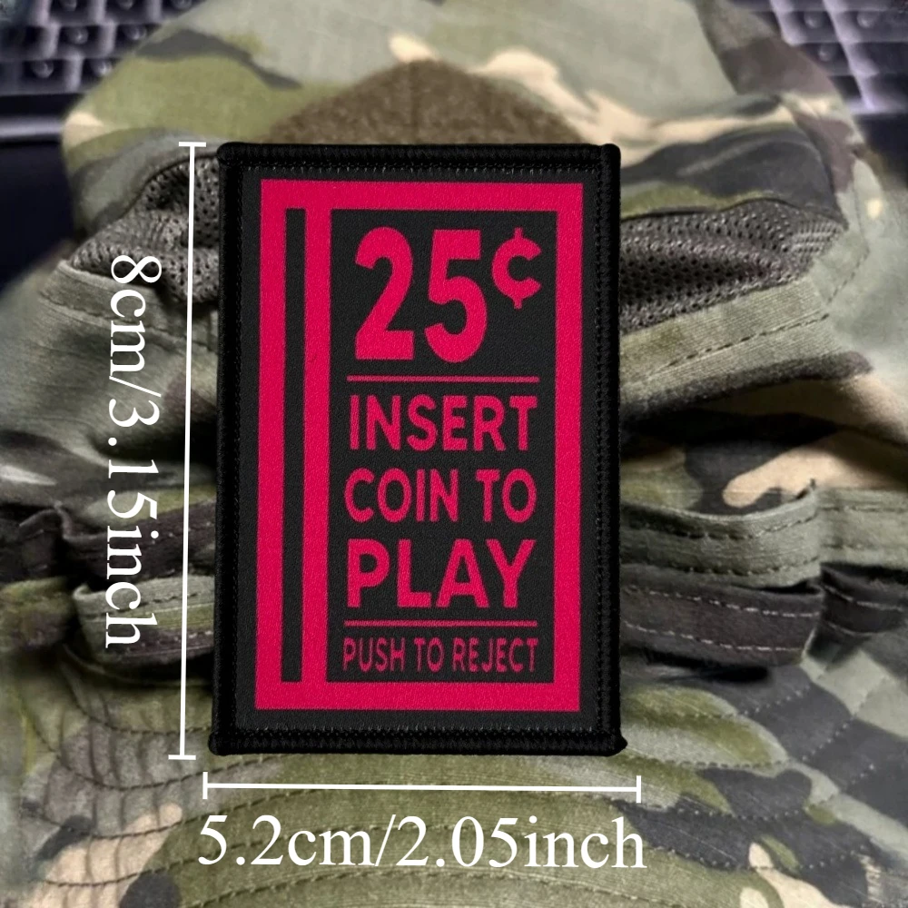 Parche moño táctico con gancho y bucle para mochila militar airsoft - imagen 2