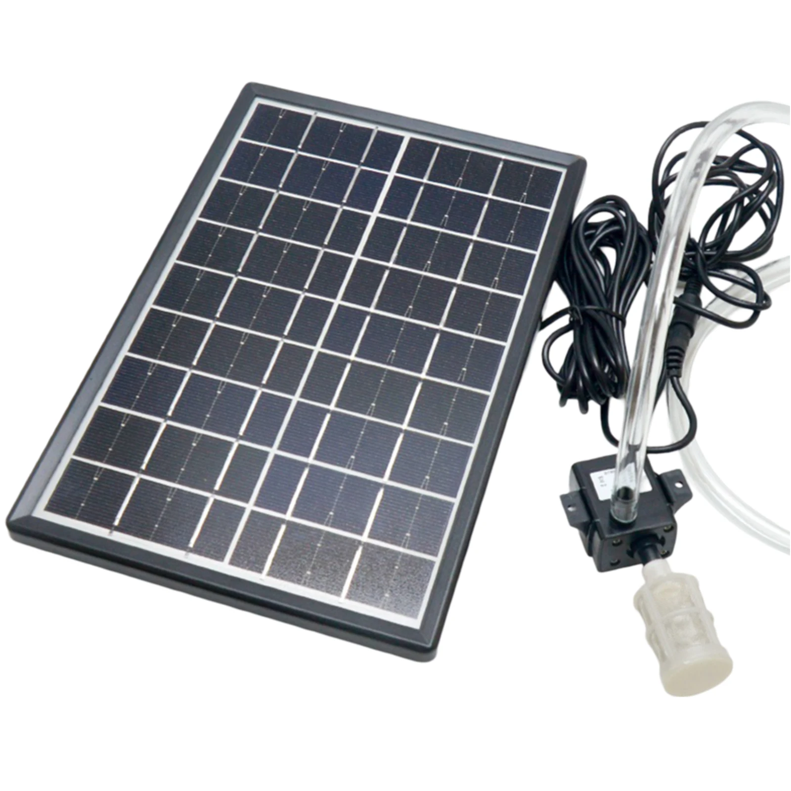 

Solar-Powered 9V 6W Oxygenator Pump Portable Submersible Aerator With Adjustable Panel For Fish Ponds Tanks Reservoirs Silent