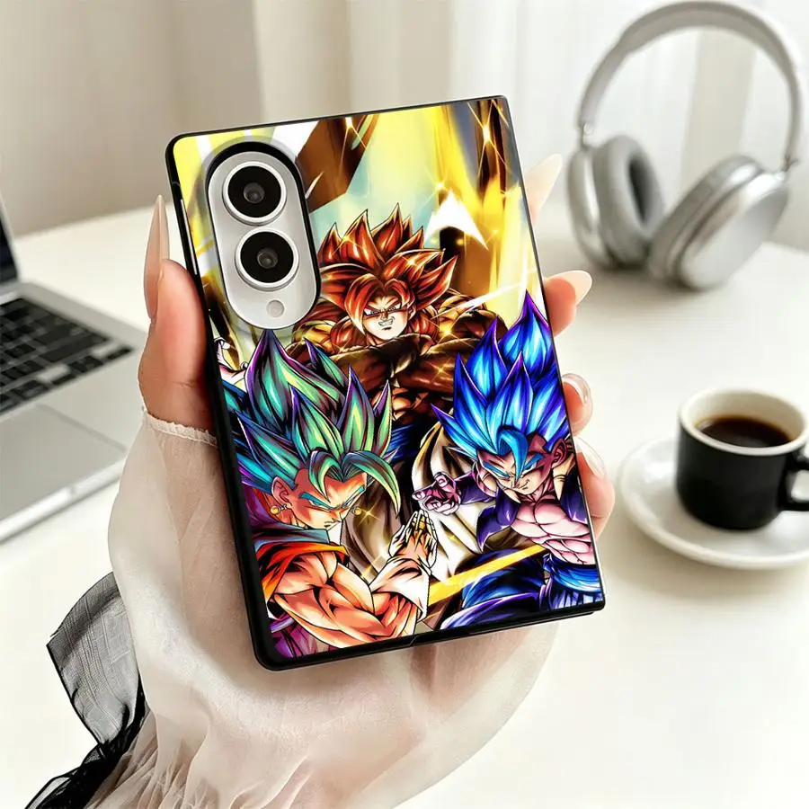 Case for Samsung Galaxy ZFold Wide Z Fold 8 ZFold8 Z Fold8 Wide Luxury Phone Cover Dragon Balls Fusion