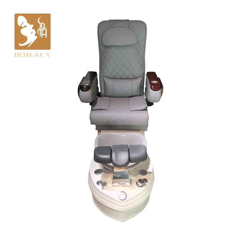 

Bomacy Pedicures Chair with Adjustable Back with Foot Bath Factory Price Salon Furniture