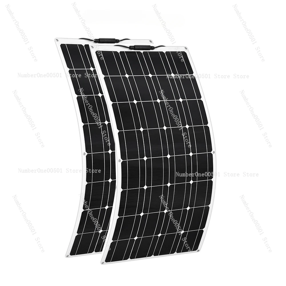 Outdoor fast charging 100W monocrystalline solar panels, flexible solar panels, solar panels, photovoltaic panel modules