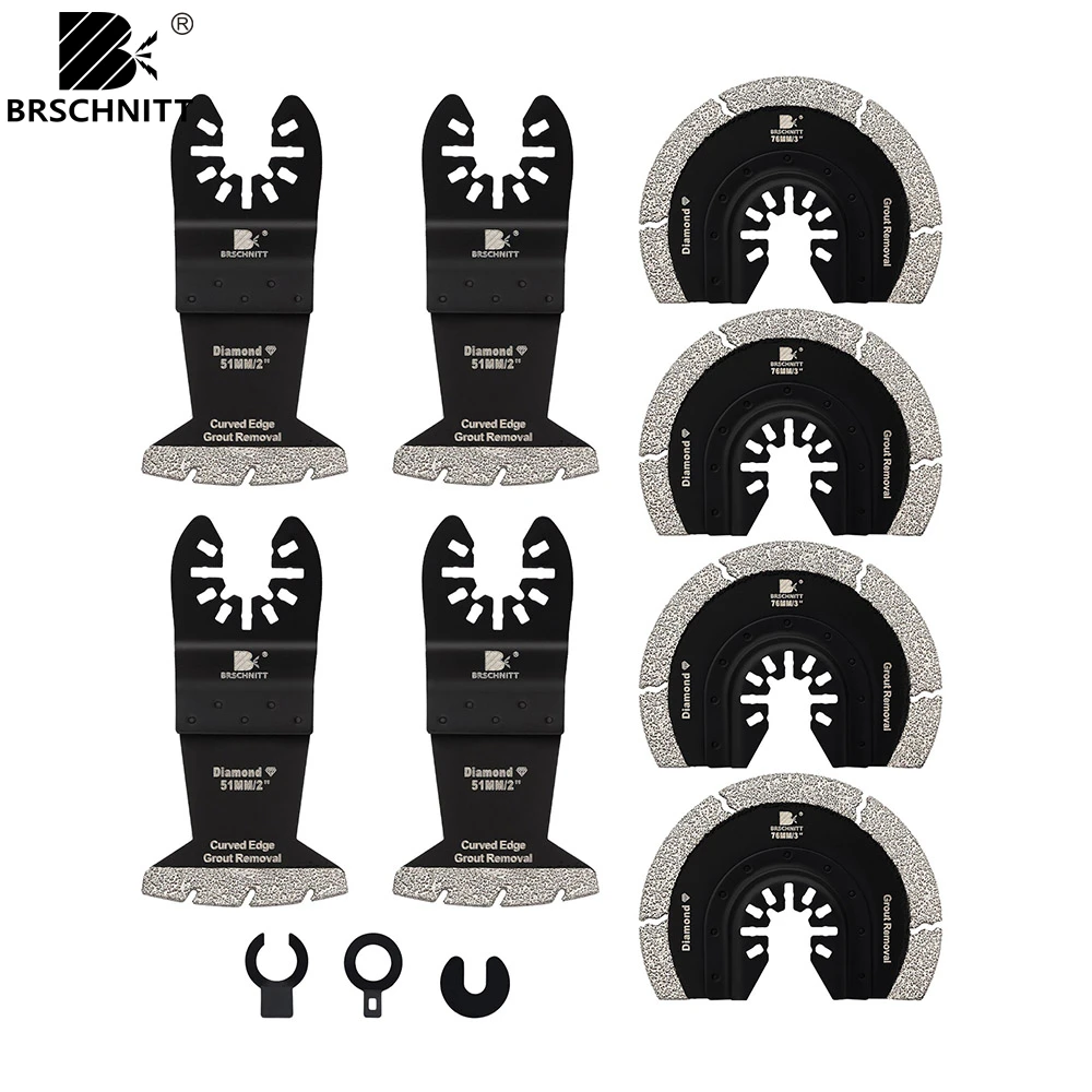BRSCHNITT Oscillating Saw Blades for Cutting Cement Marble Ceramics Hollow Bricks Cutting Disc