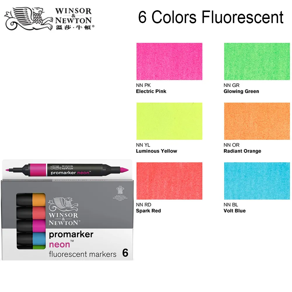 WINSOR & NEWTON Alkoholbasierte Promarker 6/12/24/48/96 Farben Set Doppelspitzen-Markerstifte Design Pro Marker für Künstler – Detail 25
