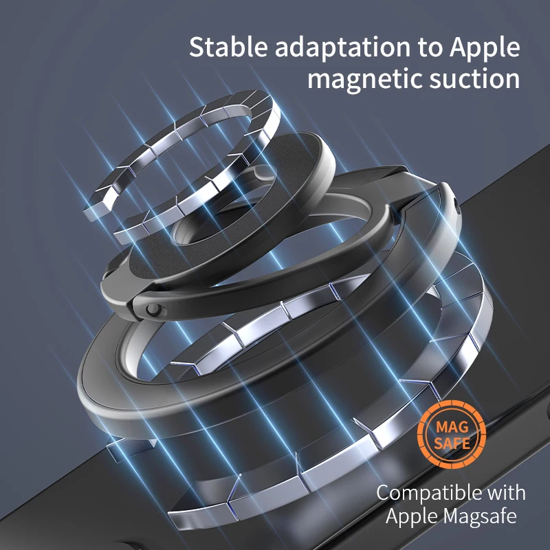 AIPEKE 360 °   Suporte Magnético Dupla Face para Celular, Acessório Dobrável de Mesa para iPhone com Magsafe