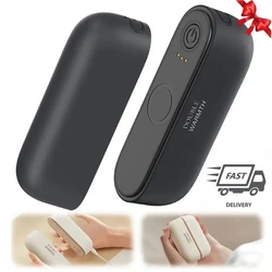 New 2 in 1 Magnetic Rechargeable Hand Warmers Electric Portable Handwarmers Ergonomic Compact Pocket Heater Tech Gifts Outdoors