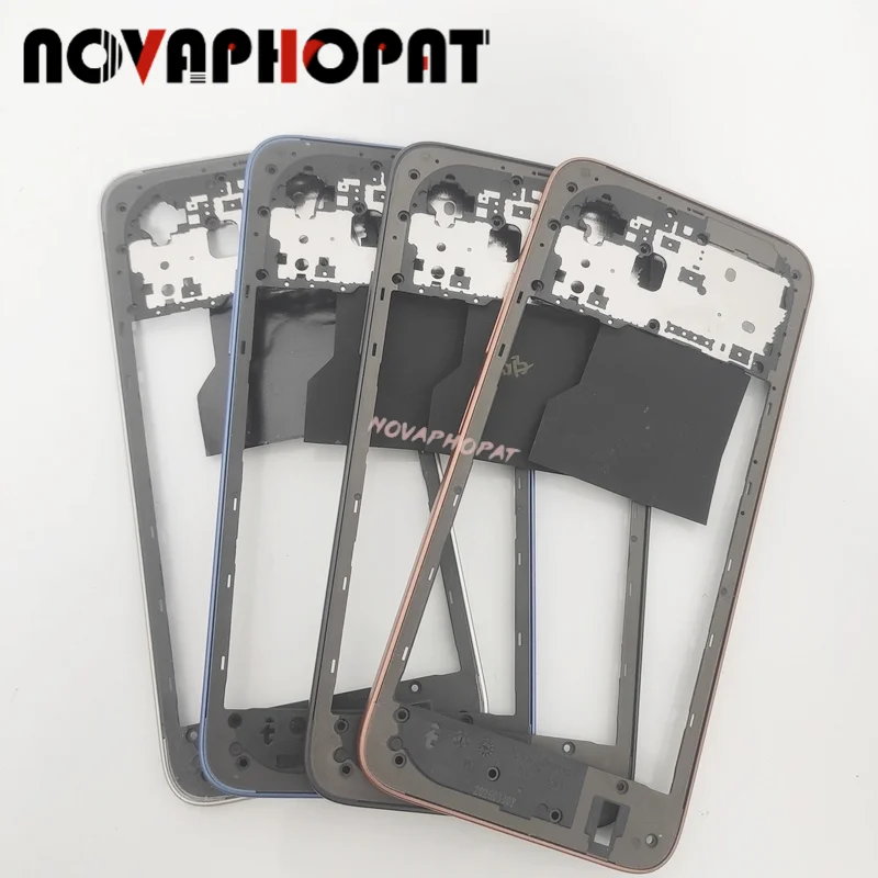 Middle Frame Housing Cover Case Bezel For Infinix Smart 20 X6840 X6840B With Side Volume Button