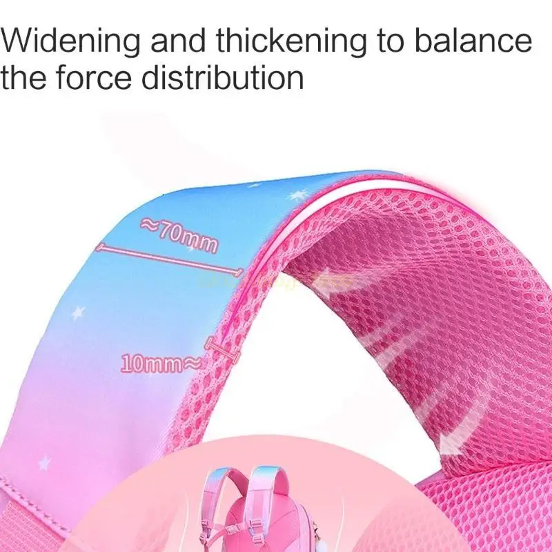 X90D Girls 'Rucksack Praktischer Rucksack große Kapazitätsschule für Schüler