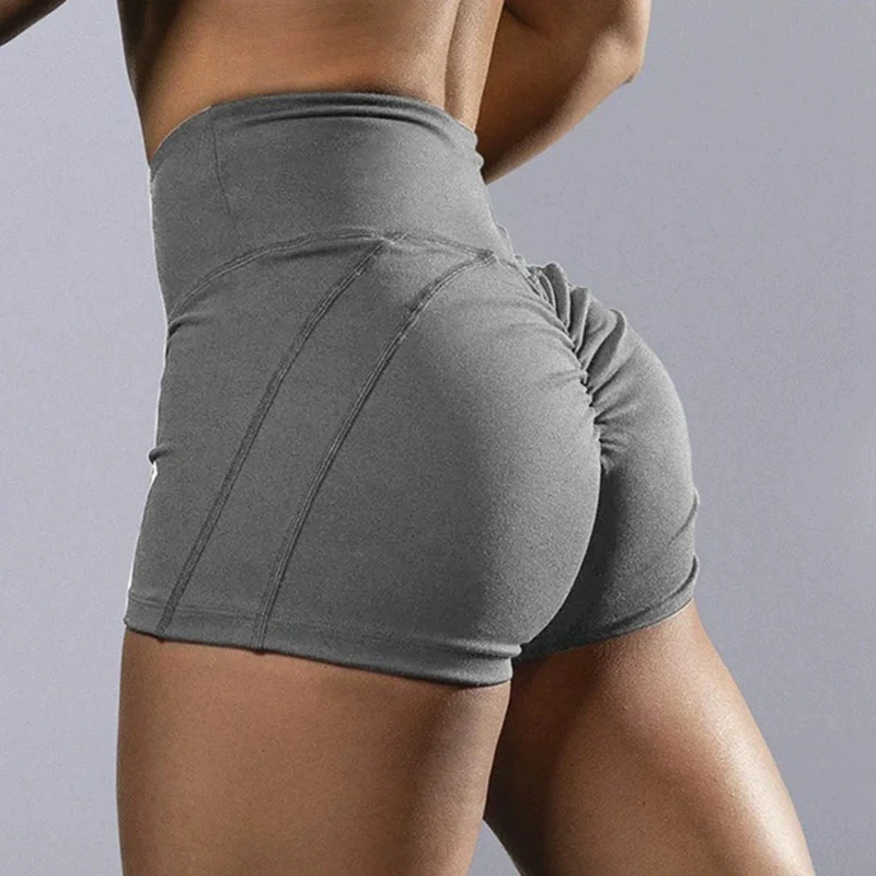 

Women Solid Color Fitness Quick-Dry Sport Short Female Cycling Soft Training Shorts Jog High Waist Yoga Short Legging