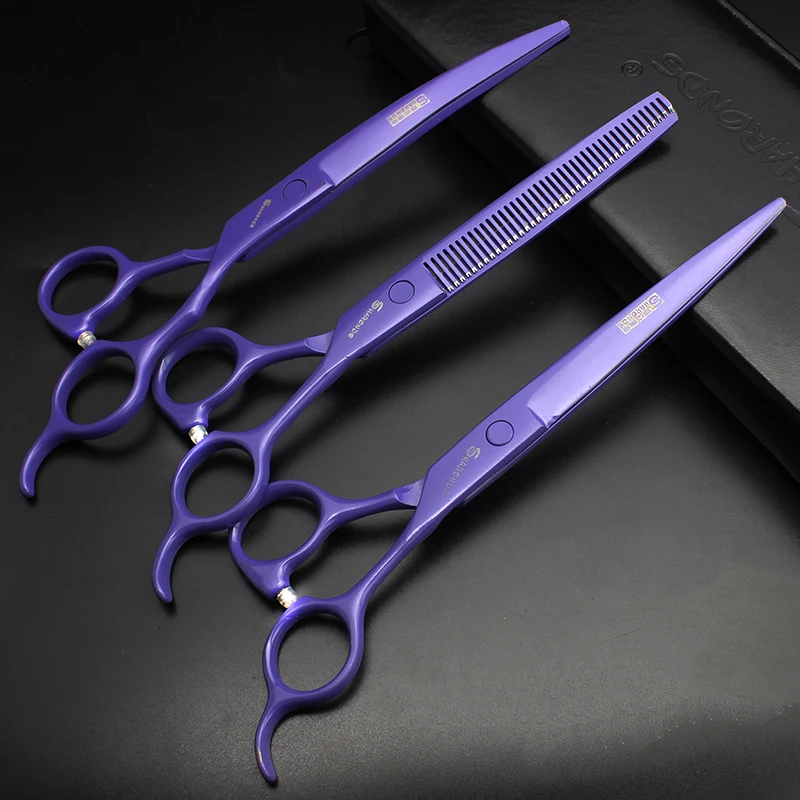 7-inch hair clippers, hair and teeth clippers, professional thinning and banging scissors, household hair clipper set.