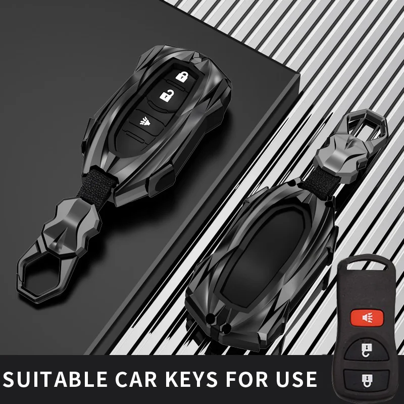 يصلح لنيسان مفتاح حافظة غطاء السيارة سلسلة حلقة غطاء قذيفة فوب 350Z فيرسا ماكسيما ألتيما روج أرمادا سنترا مورانو كويست إنفينيتي