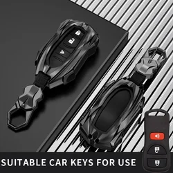 Fit for Nissan Key Case Car Cover Chain Cover Ring Shell Fob for 350Z, Versa, Maxima, Altima, Rogue, Armada, Sentra, Murano,