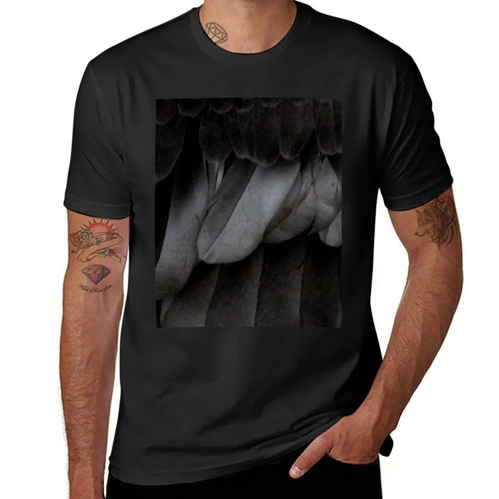 black swan feathers T-Shirt graphics anime t shirts for men pack