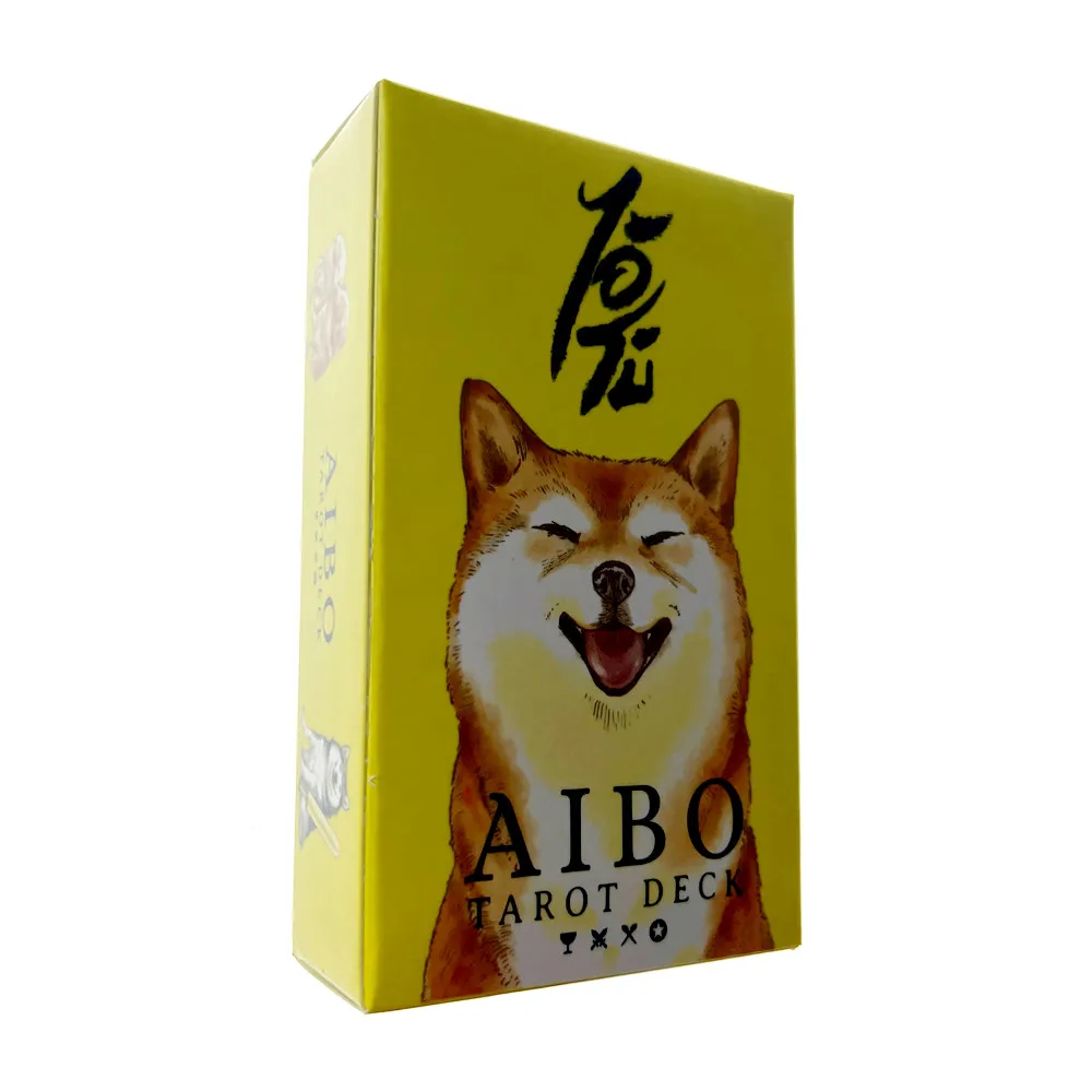 cute dog Aibo Tarot cards Guidebook Card Game Tarot Deck with PDF New Beginner Divination Oracle Party Game Occult