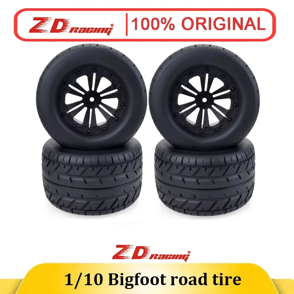 

ZD Racing 4PCS 115MM Tires Wheels 12mm Hub Hex for 1/10 RC Buggy Monster Truck Car HPI HSP Savage XS TM Flux ZD Racing LRP 10030