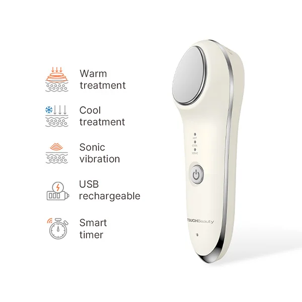 Smart Library TOUCHBeauty Hot And Cool Rejuvenation Beauty Device Hot Massage Facial Cream Booster Cooling Device Tigh