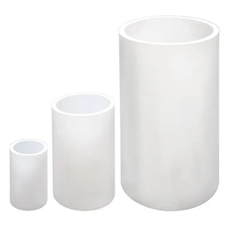 TKOH-Non-Stick Easy Demolding 3Pcs Pillar Silicone Moldpillar Mold Set For Candle Making, Glossy Finish Cylinder Mold