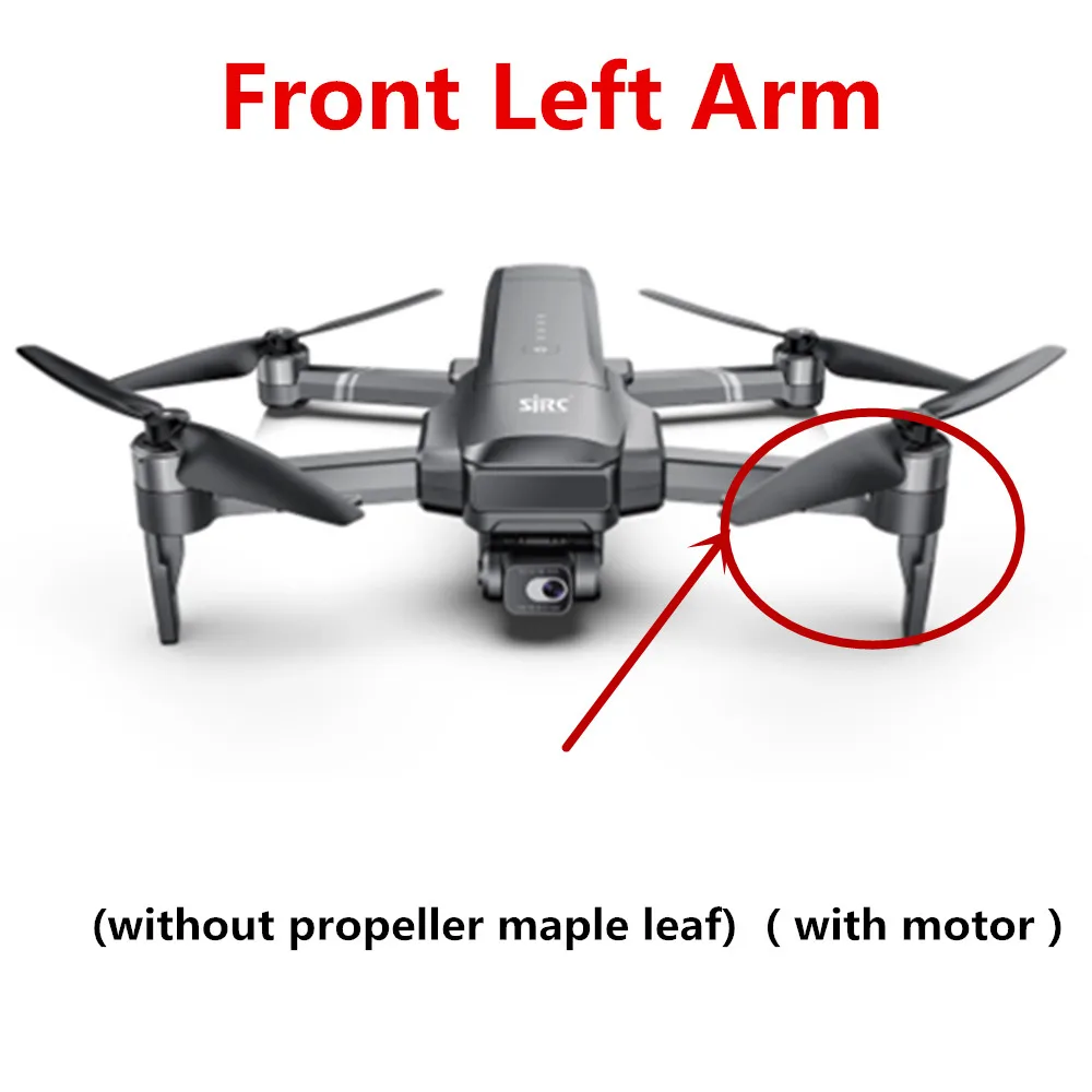 Original  Accessories  SJRC F22 S2 PRO GPS Drone Arm F22 S2 PRO Drone Propeller Maple Leaf F22 S2 PRO+ Drone Part