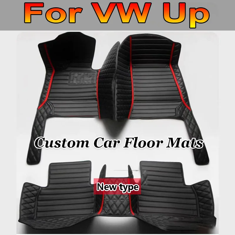 Car Floor Mat For VW Volkswagen Up 2012~2019 Waterproof Tapete Automotivo Para Carro Car Mats Accessoire Voiture Car Accessories