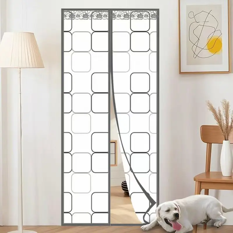 Four Seasons Magnetic Kitchen Anti-Exhaust Smoke Partition Curtain for Bedroom - Winter Warmth - Air Conditioner Curtain