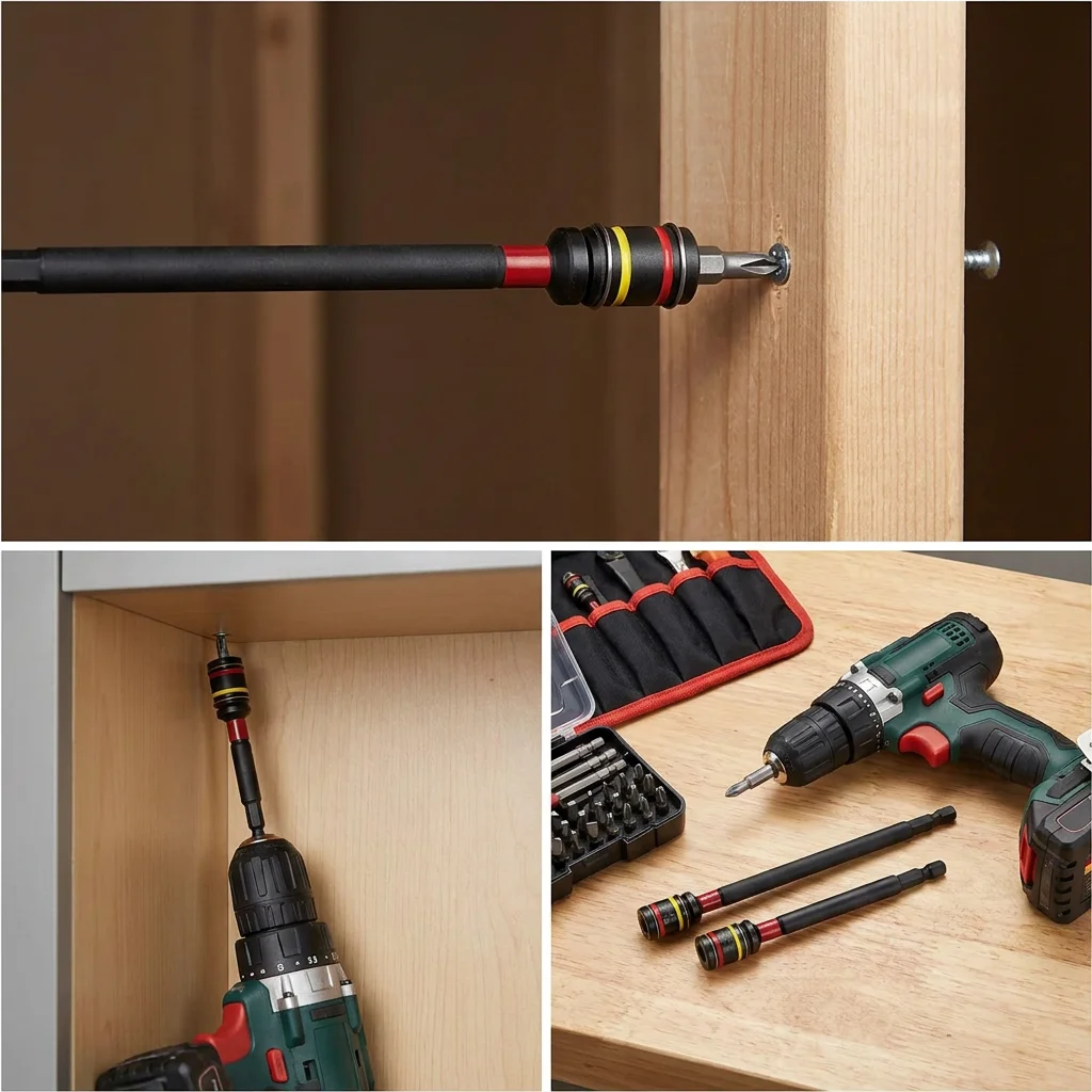 Meairkang H5/16-H8＆H3/8-H10 Doppelseitiger Sechskantschraubendreher~ Reinigbar, Wendbar, Magnetisch. Einfach zu Reinigen – Detail 5