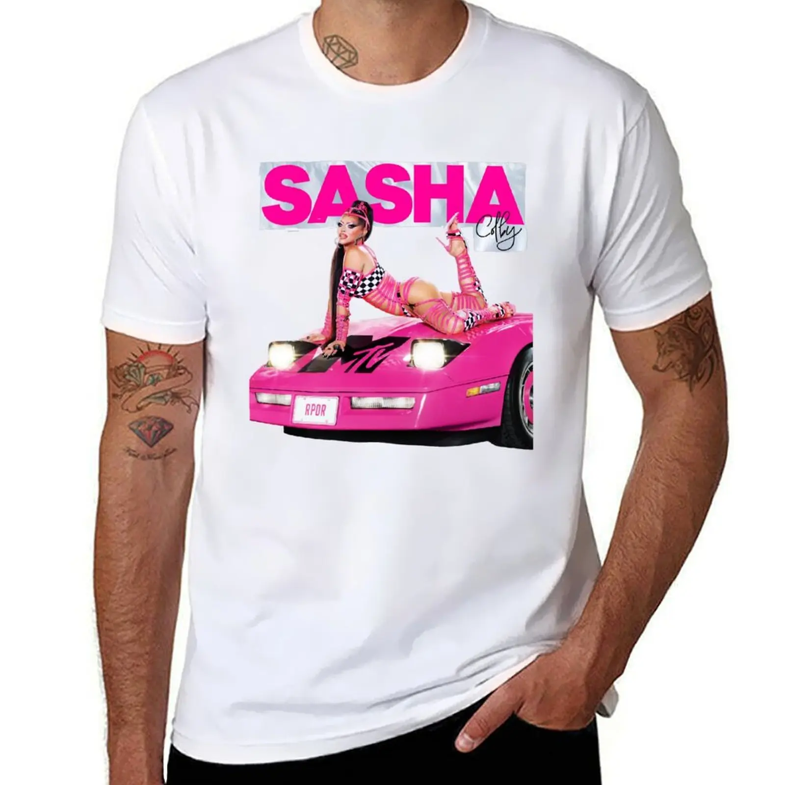 

tshirt Race T-Shirt funny 100% man graphic t cotton Colby Promo Drag shirts Look on t man shirt Sasha