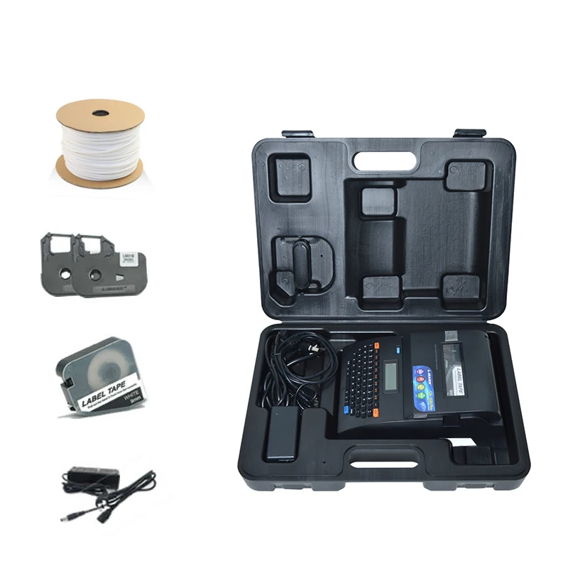 Pvc Tube Marking Machine Cable ID Printer Wire Marker Electronic Lettering Machine +USB Connection Computer  lk-320P