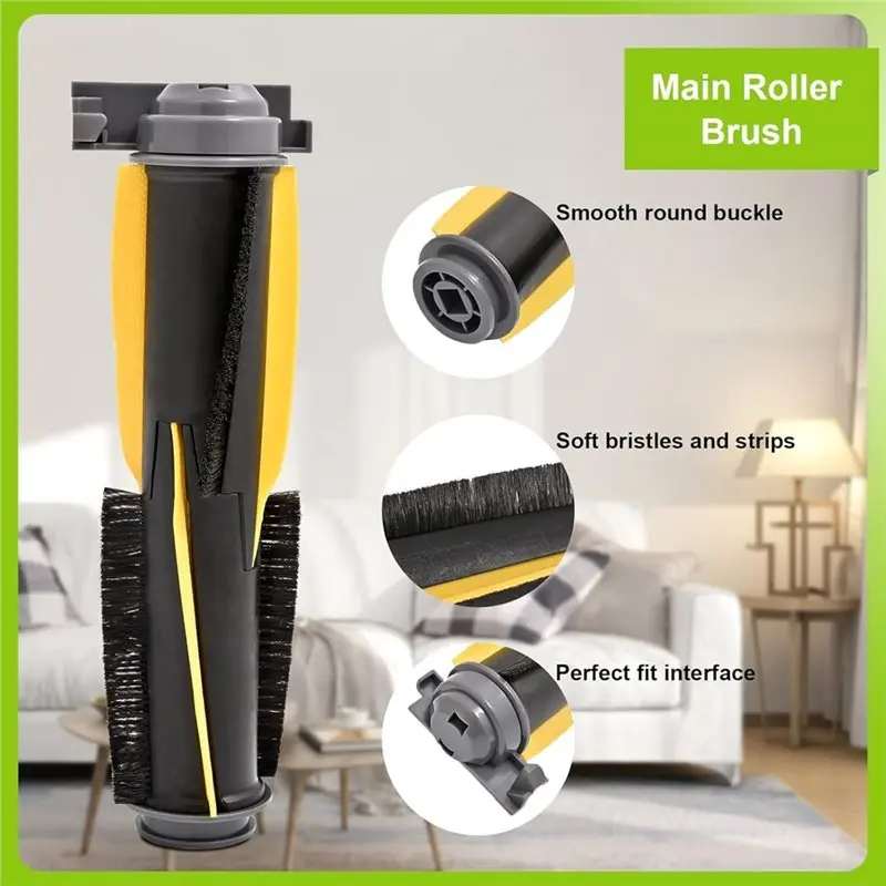 YCOC-Kit de substituição de escova principal, capa e filtro para Shark IQ R101AE RV1001AE AV912S RV913S AV1010AE RV1000 AV970 AV1002AE