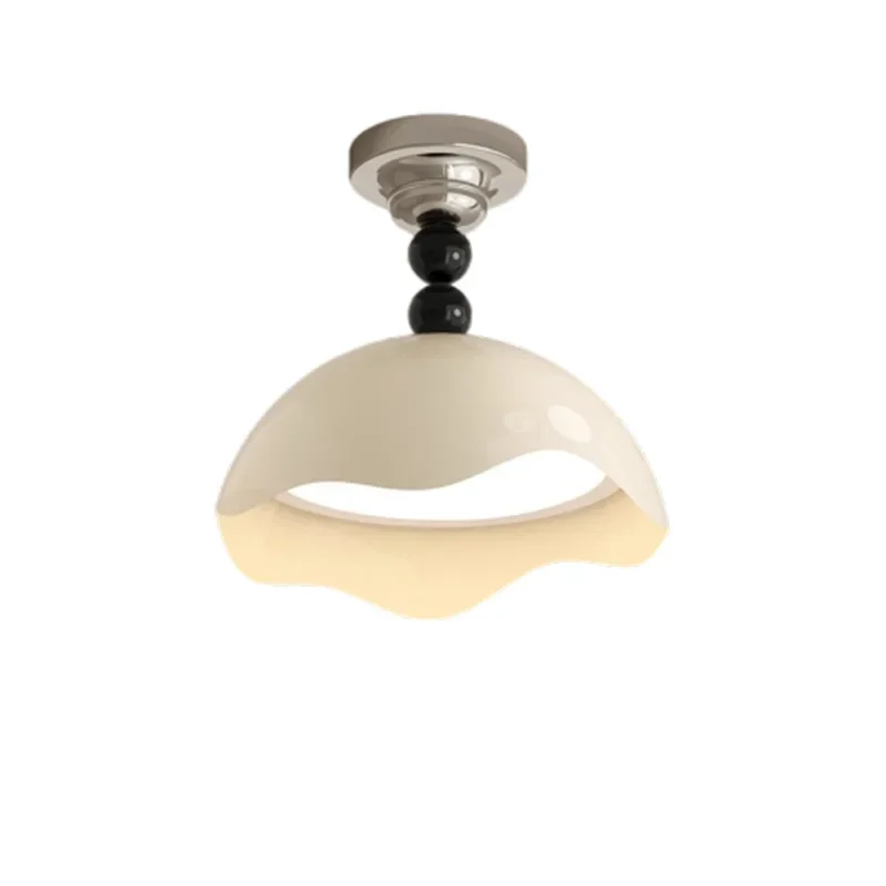 Bedroom light eggshell medieval ceiling light girl wind ins advanced sense master bedroom room light