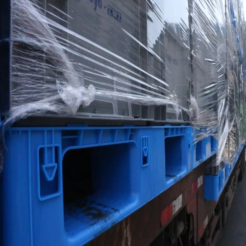 سعر الودائع مادة معاد تدويرها خفيفة الوزن 1208 1200x800x135 مللي متر مجال سطح الشبكة البلاستيك البليت اللوجستية التعامل مع #3