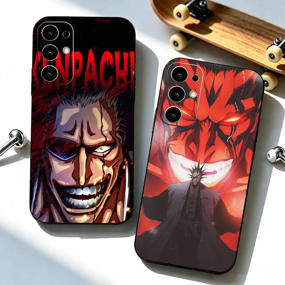K-Kenpachi Zaraki  Phone Case For Samsung S25,S24,S21,S22,S23,S30,Ultra,S20,Plus,Fe,Soft Silicone Black Cover