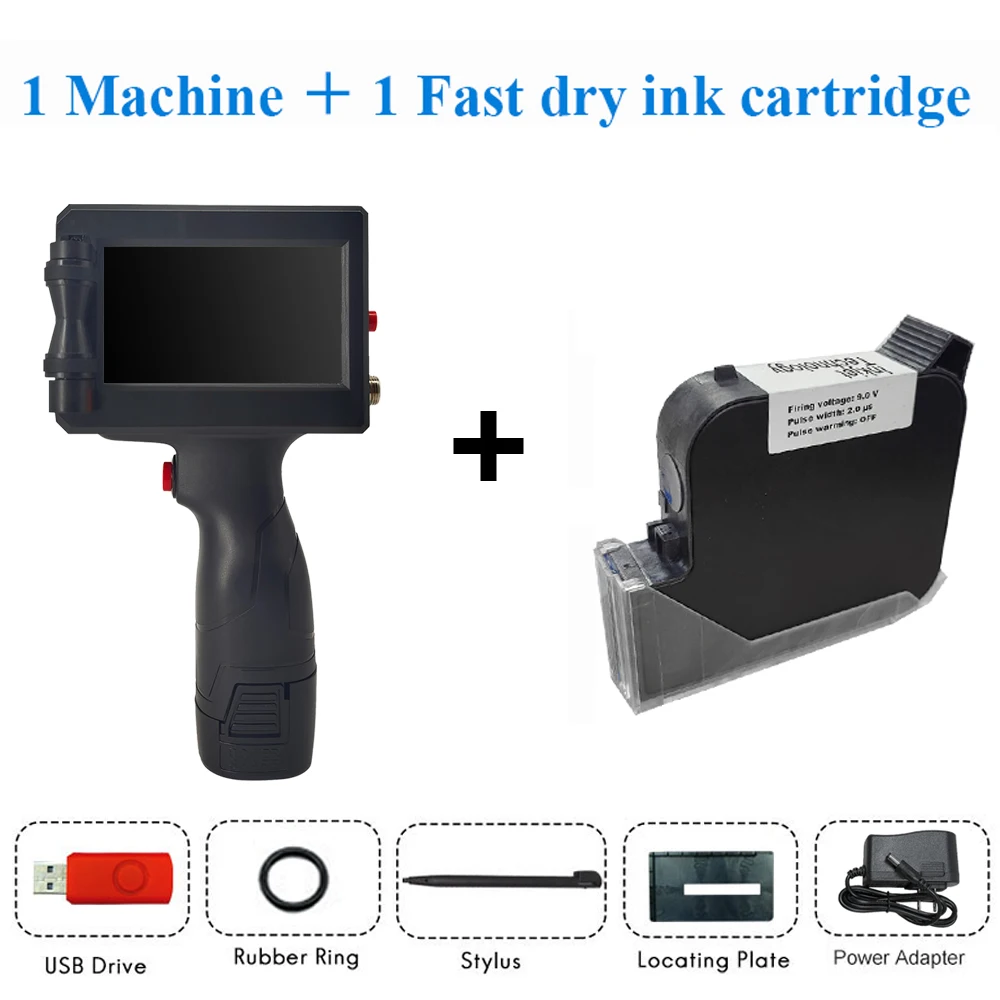 Imagem -06 - Portátil Handheld Mini Color Inkjet Impressoras com Cartucho hp Peso Leve Multifunções 254 mm